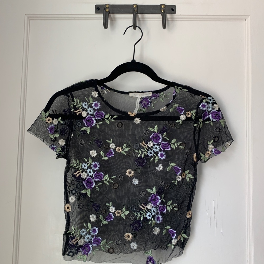 Sheer urban outfitters top